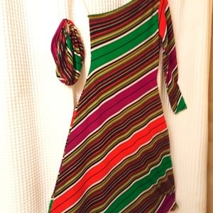 Vintage Dress with Head Wrap